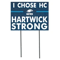 Hartwick College Hawks 18" x 24" I Chose Yard Sign