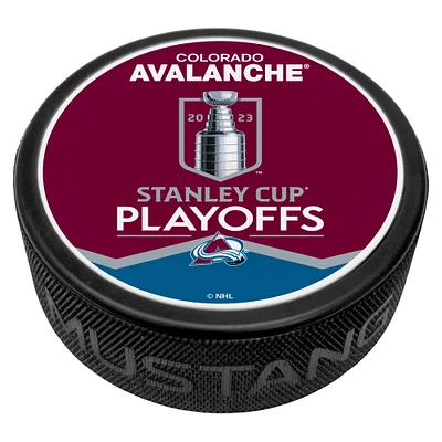 Maroon Colorado Avalanche 2023 Stanley Cup Playoffs Hockey Puck