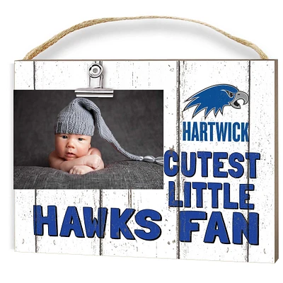 Hartwick College Hawks 8" x 10" Cutest Little Fan Weathered Team Logo Clip Photo Frame