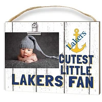 Lake Superior State Lakers 8" x 10" Cutest Little Fan Weathered Team Logo Clip Photo Frame