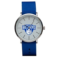 Blue Saint Louis Billikens Stitch Nylon Strap Watch