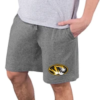 Men's Concepts Sport  Charcoal Missouri Tigers Quest Knit Jam Shorts