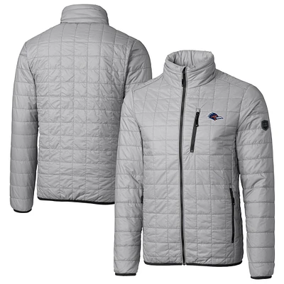 Men's Cutter & Buck  Gray UTSA Roadrunners Big Tall Rainier PrimaLoft Eco Insulated Full-Zip Puffer Jacket