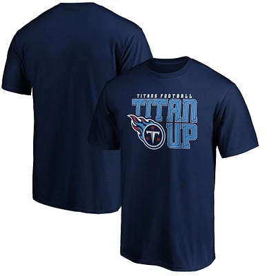 Men's  Navy Tennessee Titans Hometown Collection Titan Up T-Shirt