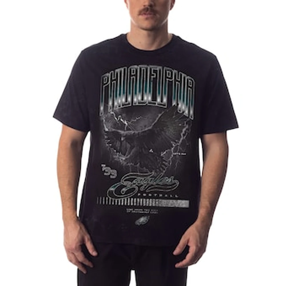 Unisex The Wild Collective Black Philadelphia Eagles Tour Band T-Shirt