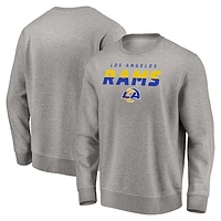 Men's Gray Los Angeles Rams Elevate Play Pullover Sweatshirt