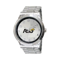 Men's Silver Alabama State Hornets Integris Stainless Steel Watch