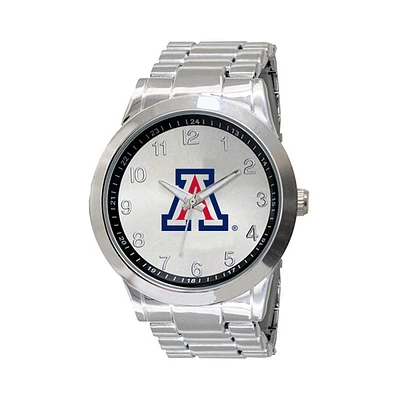 Men's Silver Arizona Wildcats Integris Stainless Steel Watch