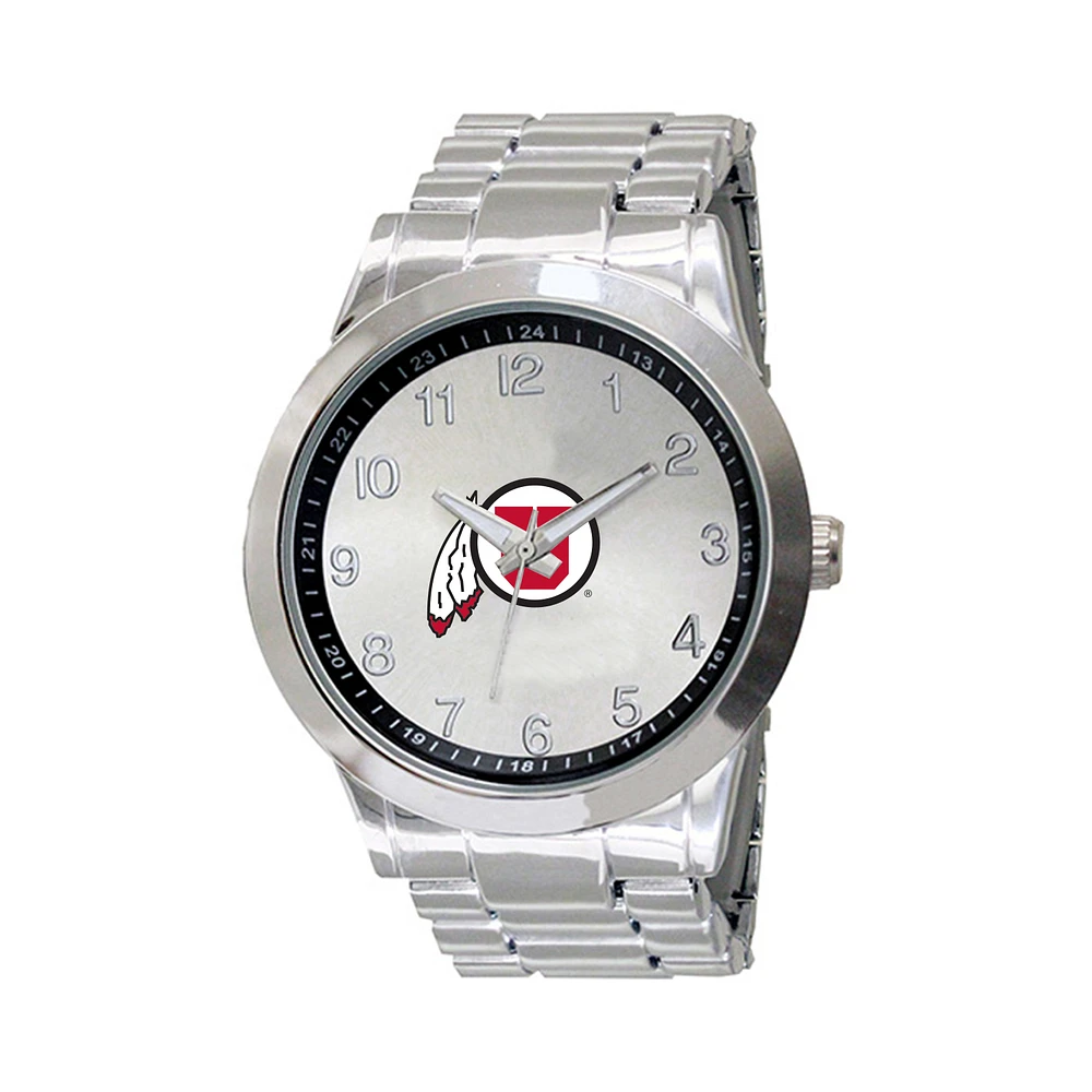 Men's Silver Utah Utes Integris Stainless Steel Watch