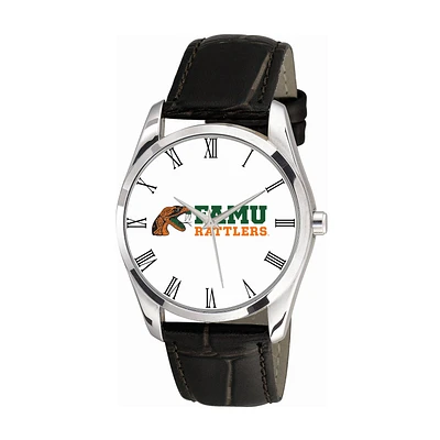 Women's Black Florida A&M Rattlers Berkeley Leather Watch