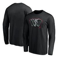 Men's Black Alabama Crimson Tide Midnight Mascot Long Sleeve T-Shirt