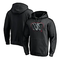Men's Black Alabama Crimson Tide Midnight Mascot Pullover Hoodie