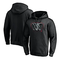 Men's Black Alabama Crimson Tide Midnight Mascot Pullover Hoodie