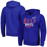 Men's Starter Royal Buffalo Bills Domestic Post Season Full-Zip Hoodie