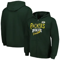 Men's Starter Green Bay Packers Domestic Post Season Full-Zip Hoodie