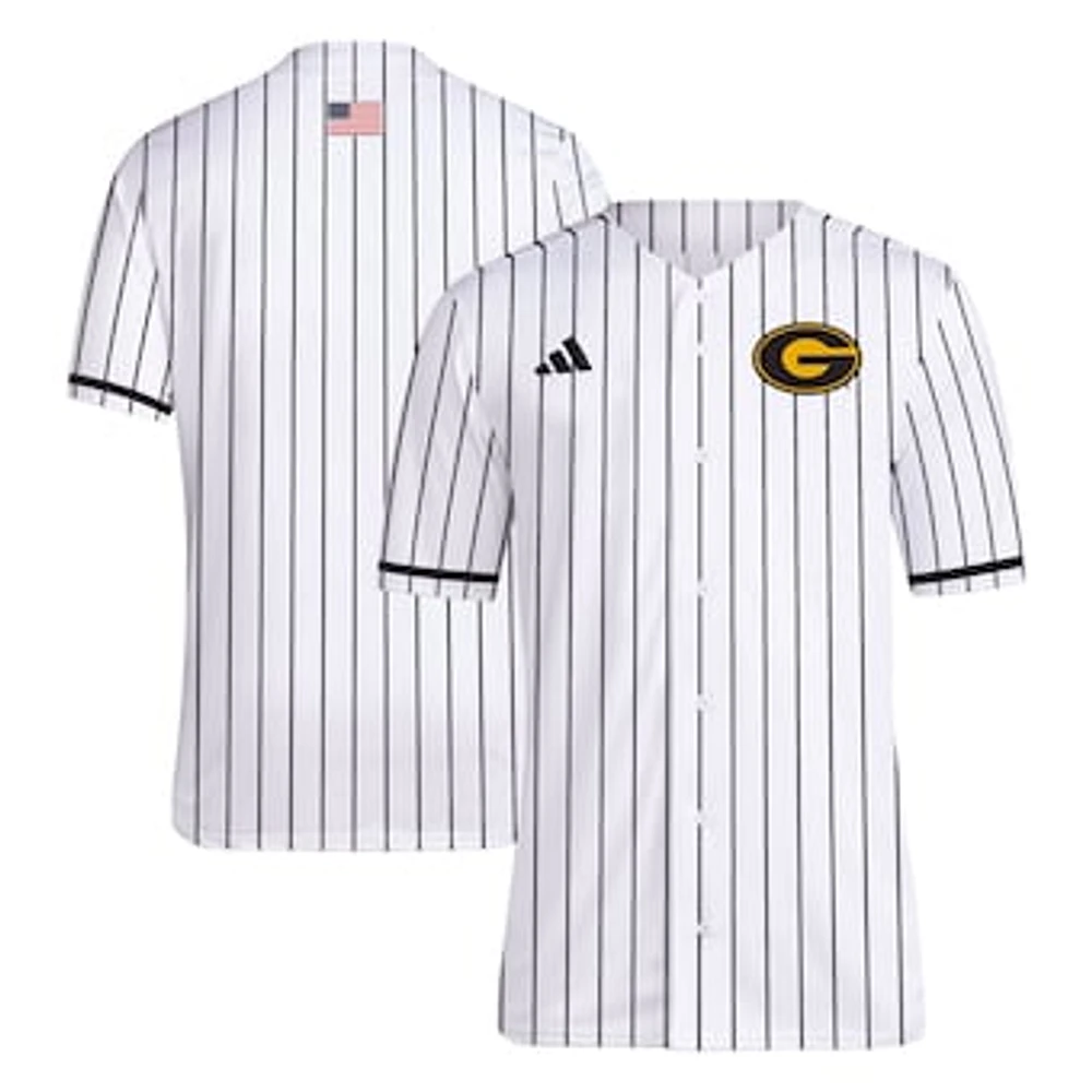 Men's adidas White Grambling Tigers Replica Baseball Jersey