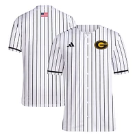 Men's adidas White Grambling Tigers Replica Baseball Jersey