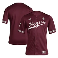 Men's adidas Maroon Texas A&M Aggies Reverse Retro Replica Baseball Jersey