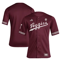 Men's adidas Maroon Texas A&M Aggies Reverse Retro Replica Baseball Jersey