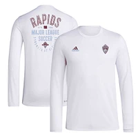 Men's adidas White Colorado Rapids Local Stoic Long Sleeve T-Shirt