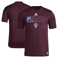 Men's adidas Burgundy Colorado Rapids 2024 Jersey Hook AEROREADY T-Shirt