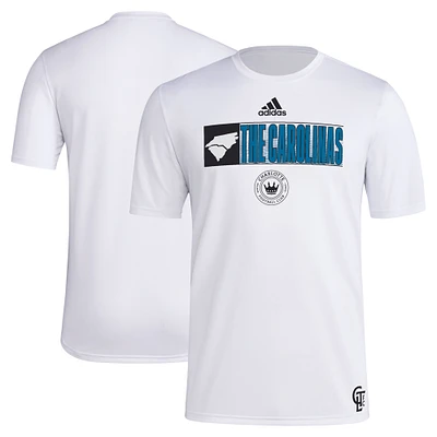 Men's adidas Charlotte FC 2024 Jersey Hook AEROREADY T-Shirt