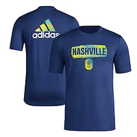Men's adidas Navy Nashville SC Local Pop AEROREADY T-Shirt