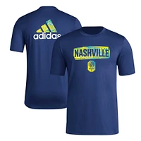 Men's adidas Navy Nashville SC Local Pop AEROREADY T-Shirt