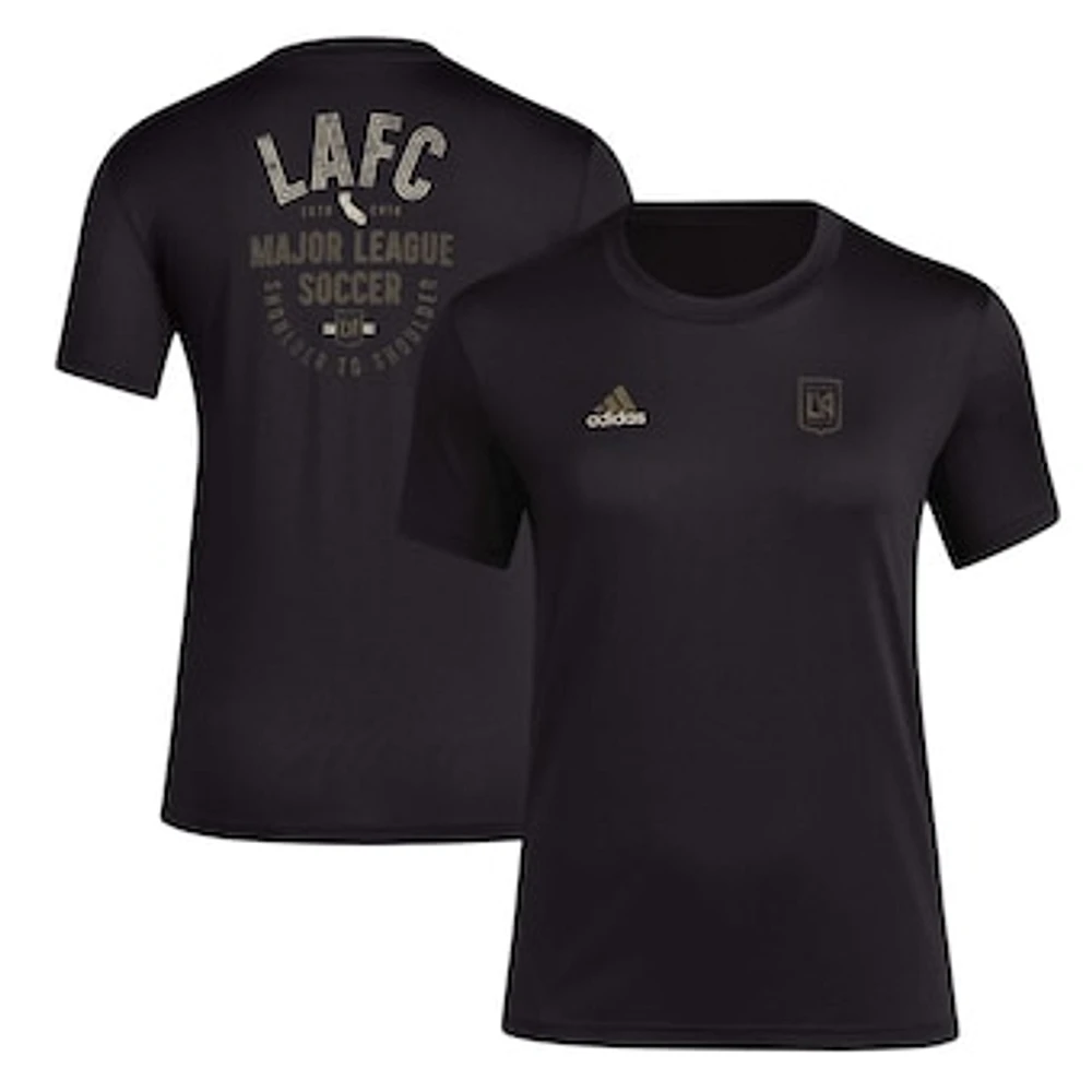 Women's adidas Black LAFC Local Stoic AEROREADY T-Shirt