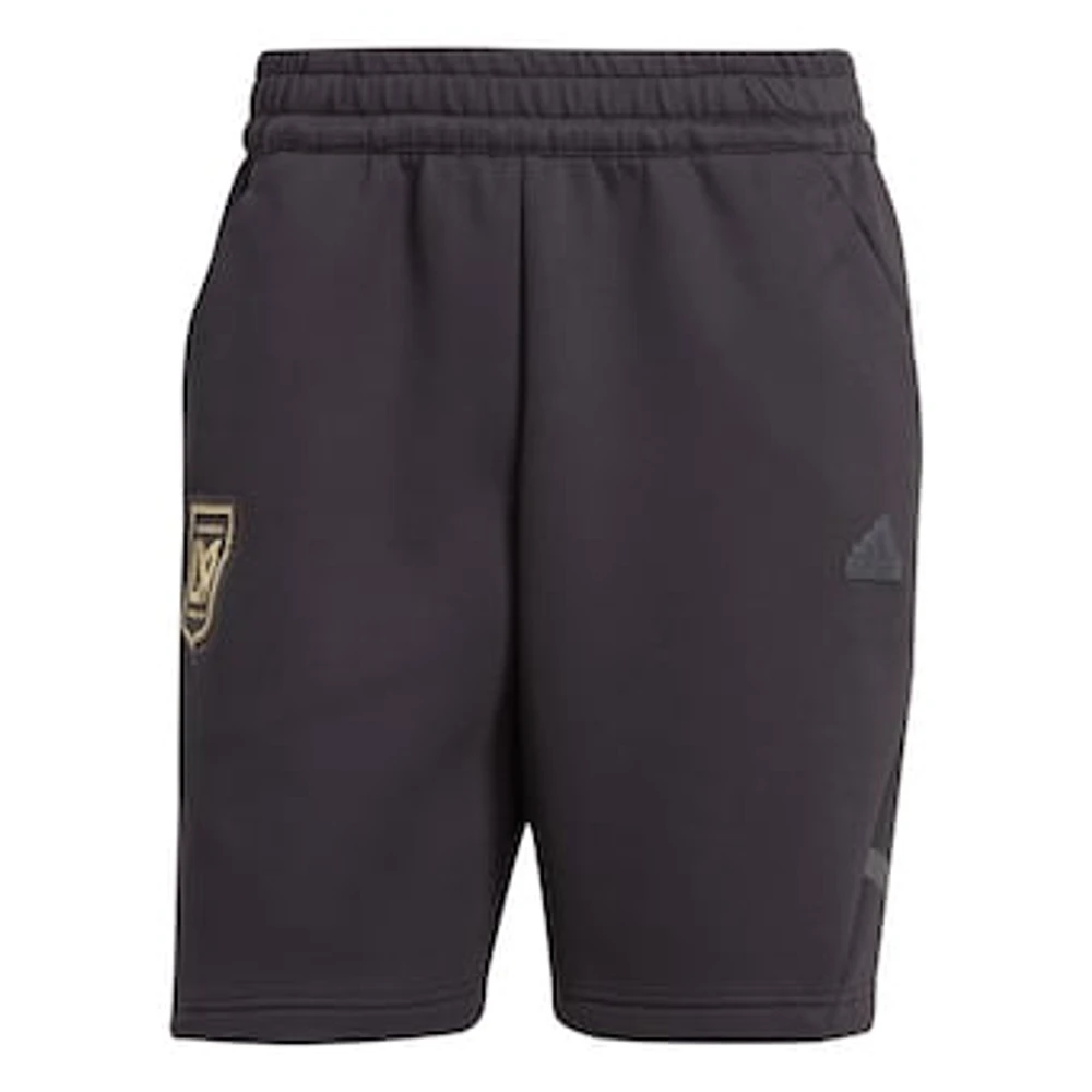 Men's adidas Black LAFC 2024 Travel Shorts