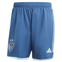 Men's adidas Sky Blue Sporting Kansas City 2024 Away Authentic Shorts