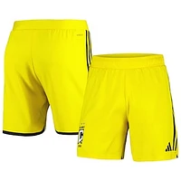 Men's adidas Gold Columbus Crew 2024 Home Authentic Shorts