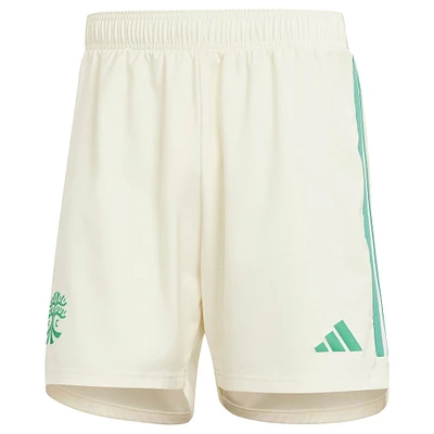 Men's adidas Cream Austin FC 2024 Away Authentic Shorts