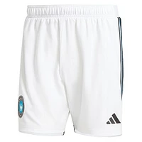 Men's adidas White Charlotte FC 2024 Home Authentic Shorts