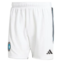 Men's adidas White Charlotte FC 2024 Home Authentic Shorts