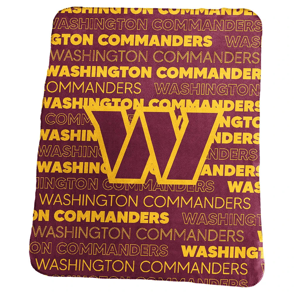 Washington Commanders 50" x 60" Classic Fleece Blanket