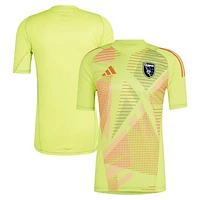 Men's adidas Yellow San Jose Earthquakes 2024 Goalkeeper Jersey