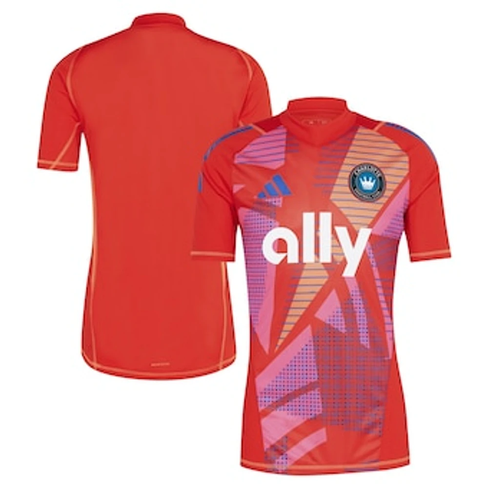 Men's adidas Red Charlotte FC 2024 Goalkeeper Jersey