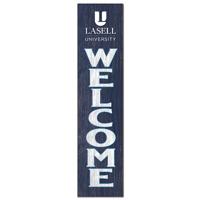 Lasell Lasers 12'' x 48'' Welcome Outdoor Leaner