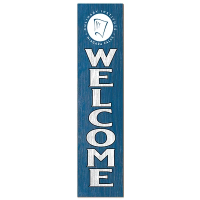 Niagara Falls Culinary Institute 12'' x 48'' Welcome Outdoor Leaner