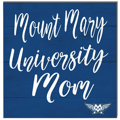 Mount Mary Blue Angels 10'' x 10'' Mom Plaque