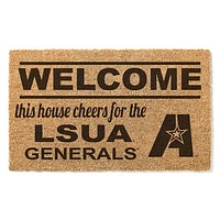 LSUA Generals 18" x 30" Welcome Doormat
