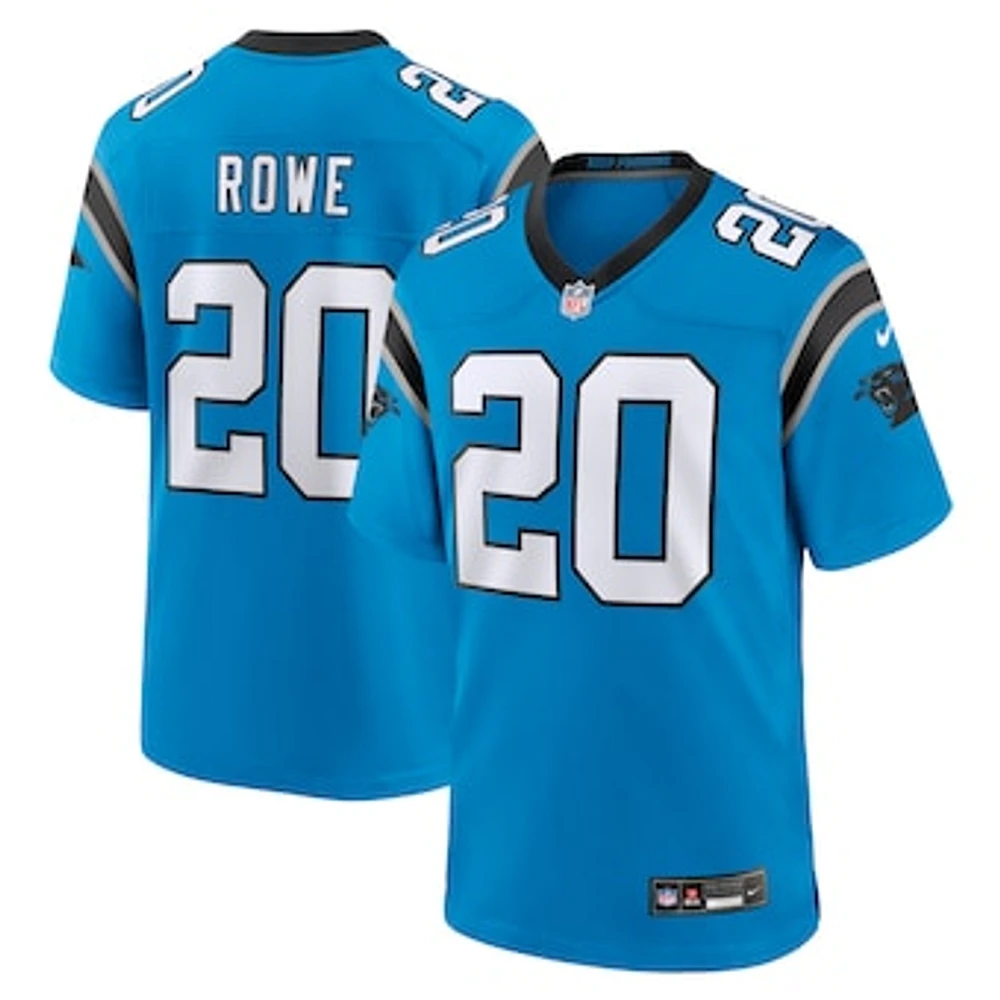 Men's Nike Eric Rowe Blue Carolina Panthers Alternate Game Jersey