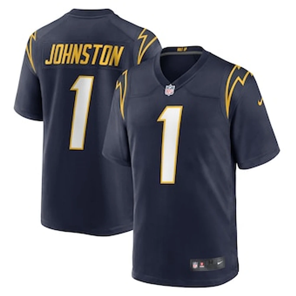 Men's Nike Quentin Johnston Navy Los Angeles Chargers Alternate Game Jersey