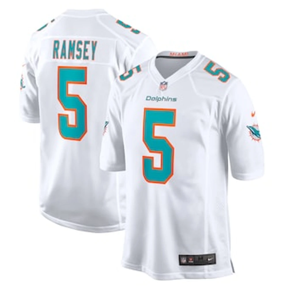 Men's Nike Jalen Ramsey White Miami Dolphins Away Game Jersey