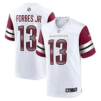 Men's Nike Emmanuel Forbes Jr. White Washington Commanders Away Game Jersey