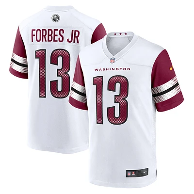 Men's Nike Emmanuel Forbes Jr. White Washington Commanders Away Game Jersey