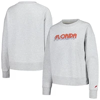 Women's League Collegiate Wear Ash Florida Gators Boxy Pullover Sweatshirt