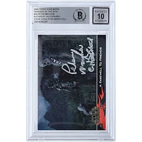 Peter Mayhew Star Wars Autographed 2005 Topps Revenge Of The Sith #53 BGS Authenticated 10 Card with "Chewbacca" Inscription