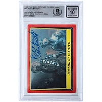 Peter Mayhew Star Wars Autographed 1983 Topps Return of the Jedi #24 BGS Authenticated 10 Card with "Chewbacca" Inscription
